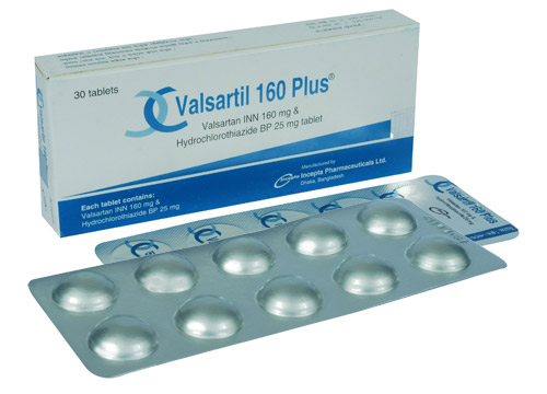 Picture of Valsartil 160 Plus Tablet
